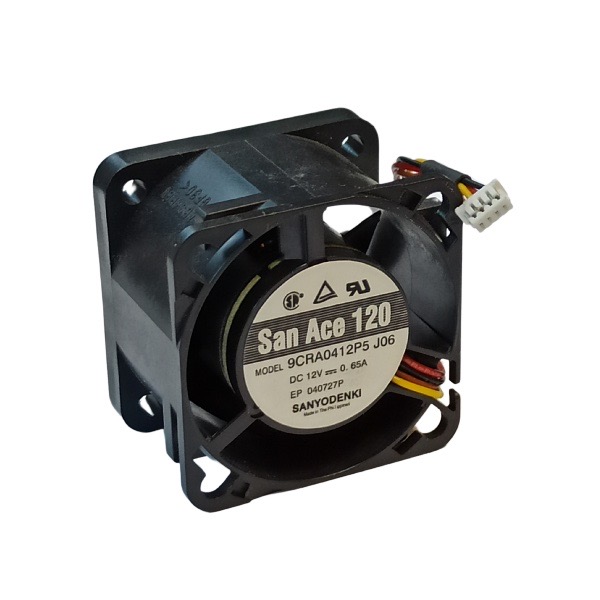 توربو جت فن 12 ولت 4 در 4 سانتی 650 میلی آمپر sanyo denki