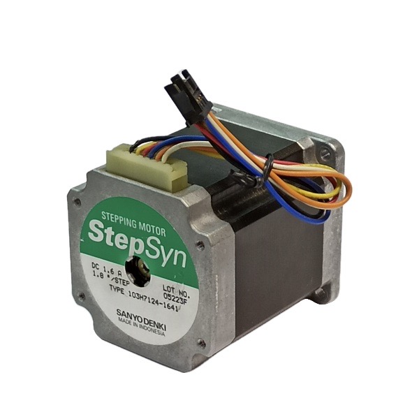 استپ موتور دو فاز نما ۲۳ گشتاور ۱۰ کیلوگرم سانتی متر SANYO DENKI مدل 103H7124-1641