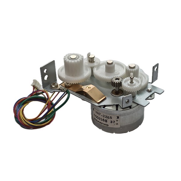 استپ موتور دو فاز ۷.۵ درجه با گیربکس چرخ دنده ای SANYO مدل HH7-2265