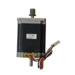 استپ موتور دو فاز نما ۲۳ گشتاور ۱۳ کیلوگرم سانتی متر دو سر شفت 103H7126-3013 برند SANYO DENKI