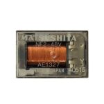 رله 48 ولت دو کنتاکت NF2-48V برند MATSUSHITA ساخت ژاپن 9 پایه سری AE13274404