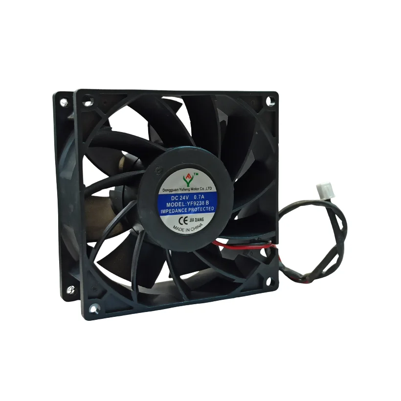 جت فن ۲۴ ولت ۹ در ۹ سانتی ۷۰۰ میلی آمپر دو‌ سیم پهنای ۳/۸ سانتی متر