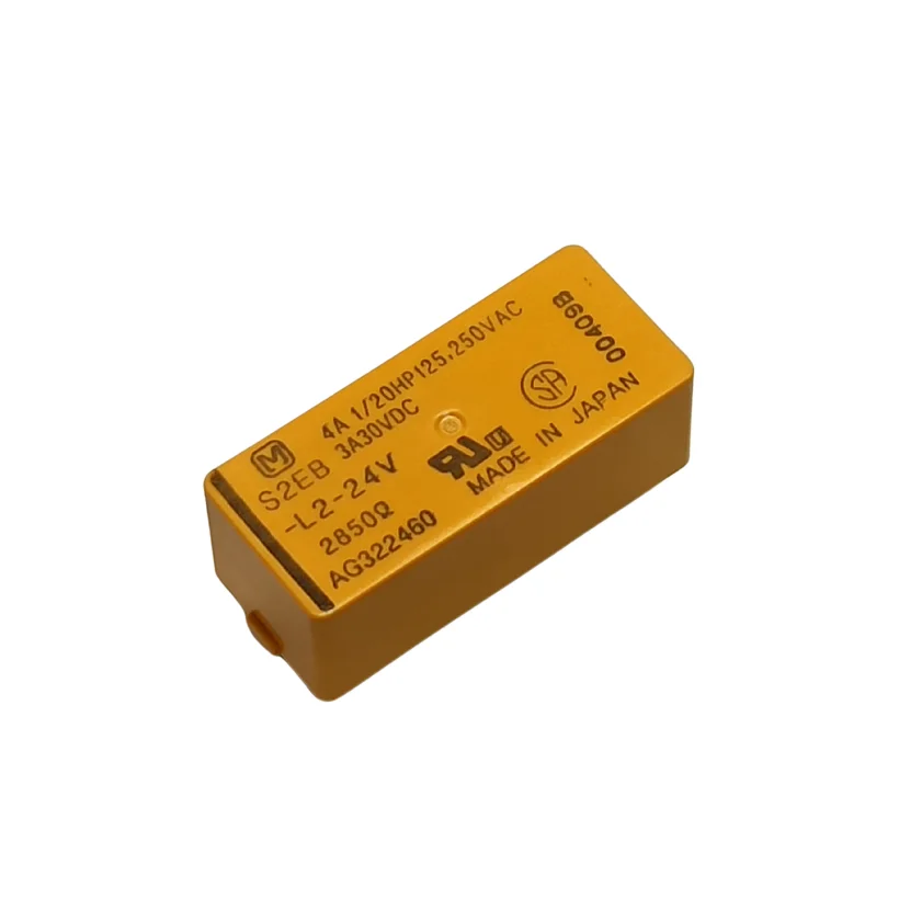 رله مخابراتی ماتسوشیتا 24 ولت 4 آمپر 12 پایه لچ MATSUSHITA S2EB-L2-24V اورجینال اصلی ژاپن