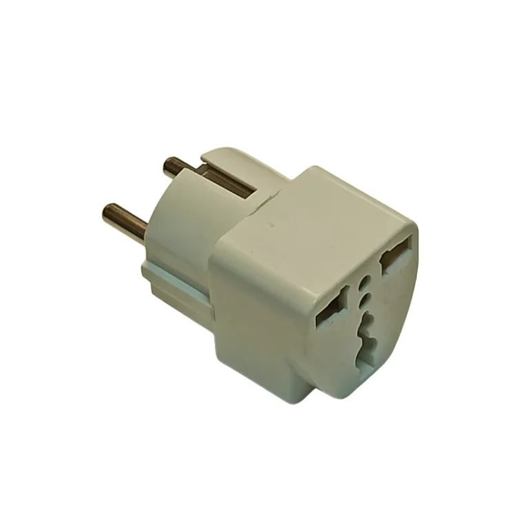 تبدیل برق ۳ به ۲ شاخه سفید