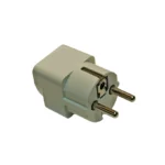 تبدیل برق ۳ به ۲ شاخه سفید