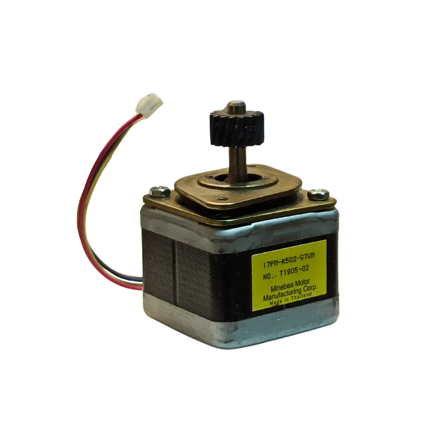استپ موتور دوفاز نما ۱۷ گشتاور ۳ کیلوگرم سانتی متر ۴ سیم 17PM-K502-G7WM برند MINEBEA ساخت تایلند استوک