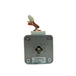 استپ موتور سه فاز نما ۱۷ دو سر شفت ۳/۷۵ درجه گشتاور ۳ کیلوگرم سانتی متر 3 سیم 0513-5308-103 برند SANYO DENKI