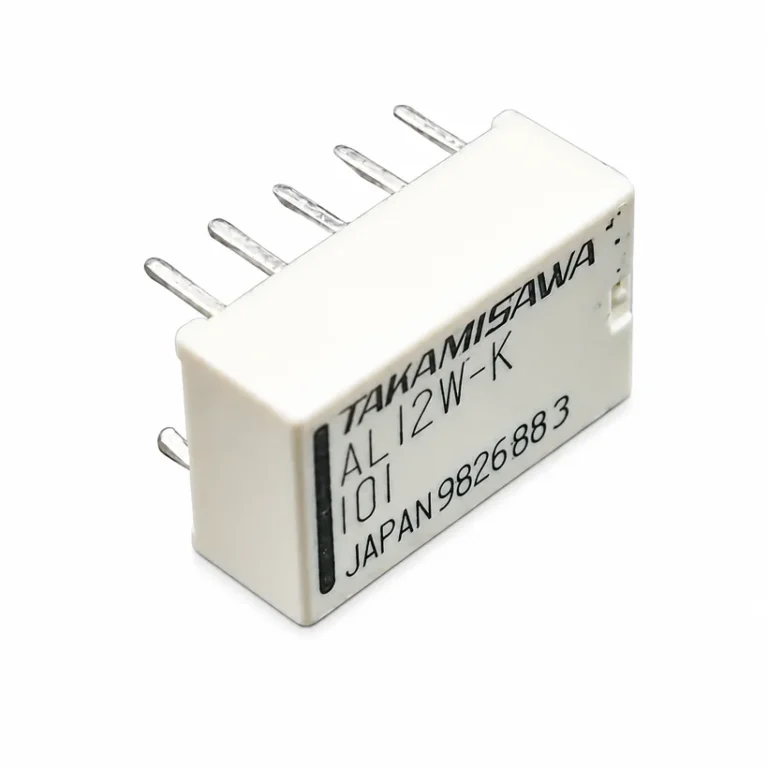 TAKAMISAWA 12V 10-Pin DPDT Signal Relay, 1A, Model AL12W-K – Made in Japan