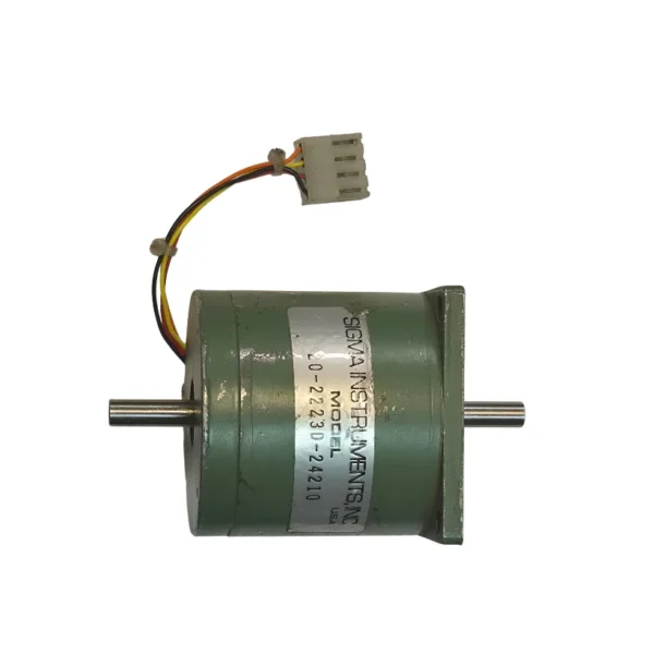 استپ موتور دوفاز نما ۲۳ گشتاور ۵ کیلوگرم سانتی متر دوسر شفت ۴ سیم مدل 20-2223D-24210 SIGMA INSTRUMENTS INC ساخت آمریکا استوک