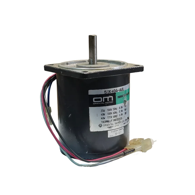 موتور ۱۱۵ ولت AC توان ۴۰ وات مدل 5IK40A-AUL برند ORIENTAL MOTOR ژاپن استوک
