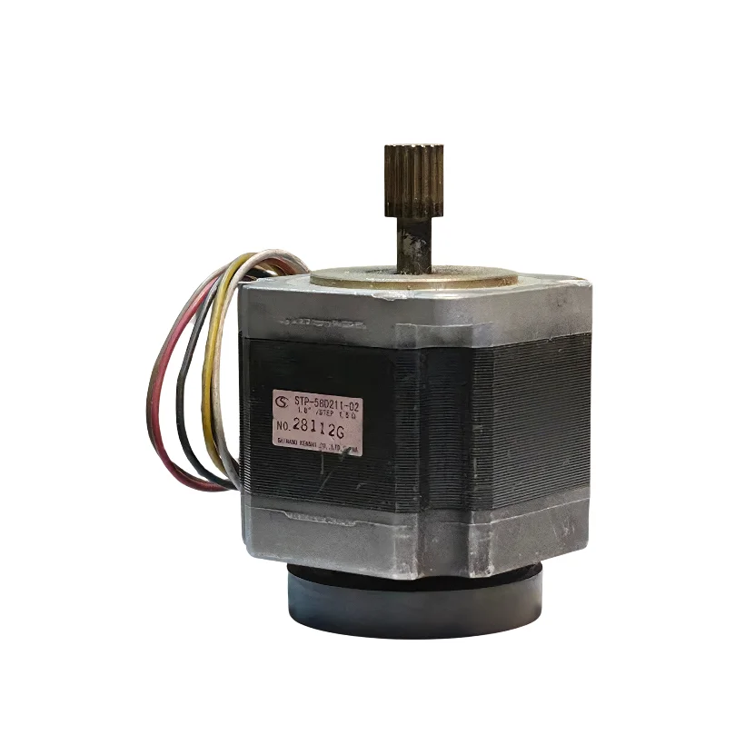 استپ موتور دوفاز نما ۲۳ گشتاور ۶ کیلوگرم سانتی متر ۱/۸ درجه STP-58D211-02 برند SHINANO KENSHI استوک