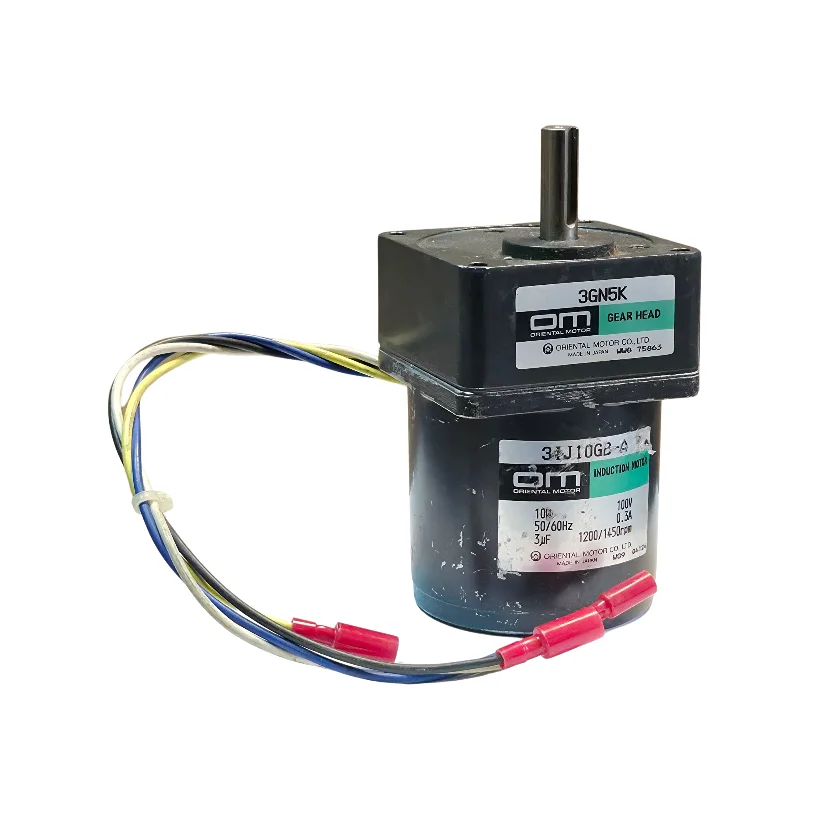 موتور ۱۰۰ ولت AC مدل 3IJ10GB-A با گیربکس 3GN5K برند ORIENTAL MOTOR ساخت ژاپن استوک