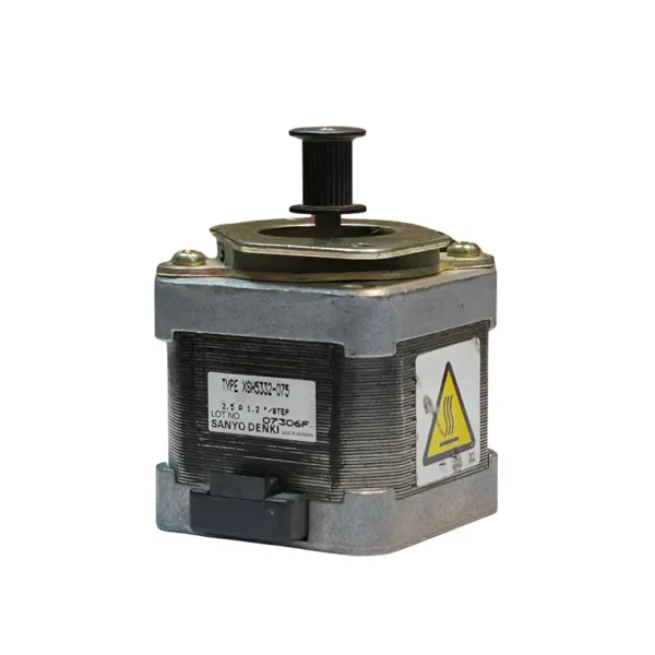 استپ موتور سه فاز نما ۱۷ گشتاور ۳ کیلوگرم سانتی متر ۱/۲ درجه XSH5332-075 برند SANYO DENKI
