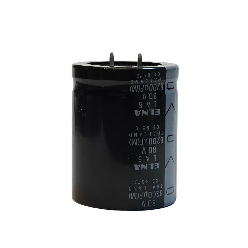 خازن ۸۲۰۰ میکرو فاراد ۸۰ ولت پایه میخی ELNA