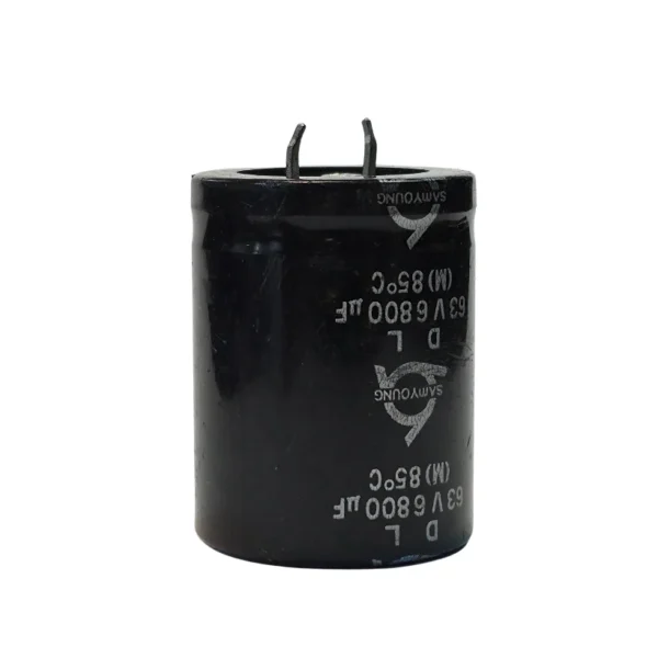 خازن 6800 میکرو فاراد 63 ولت پایه میخی SAMYOUNG