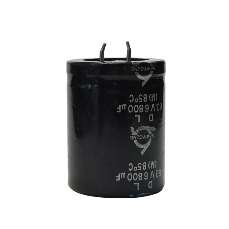 خازن 6800 میکرو فاراد 63 ولت پایه میخی SAMYOUNG