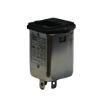 نویز فیلتر تک فاز ۱۰ آمپر با جک برق پاور پنلی EMI FILTER برند CANNY WELL مدل CW2A-10A-T