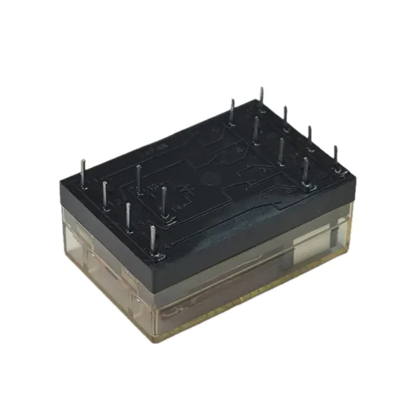 رله ۴۸ ولت ۴ کنتاکت چینج اور ۱۴ پایه FRL-414D048/04CY برند FUJITSU