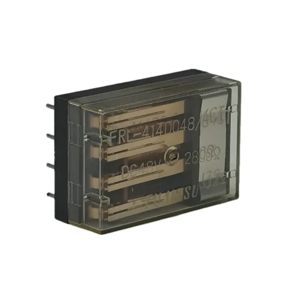 رله ۴۸ ولت ۴ کنتاکت چینج اور ۱۴ پایه FRL-414D048/04CY برند FUJITSU
