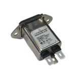 نویز فیلتر تک فاز ۱۵ آمپر با جک برق پاور پنلی EMI FILTER مدل FN9222S1R-15-06 برند SCHAFFNER