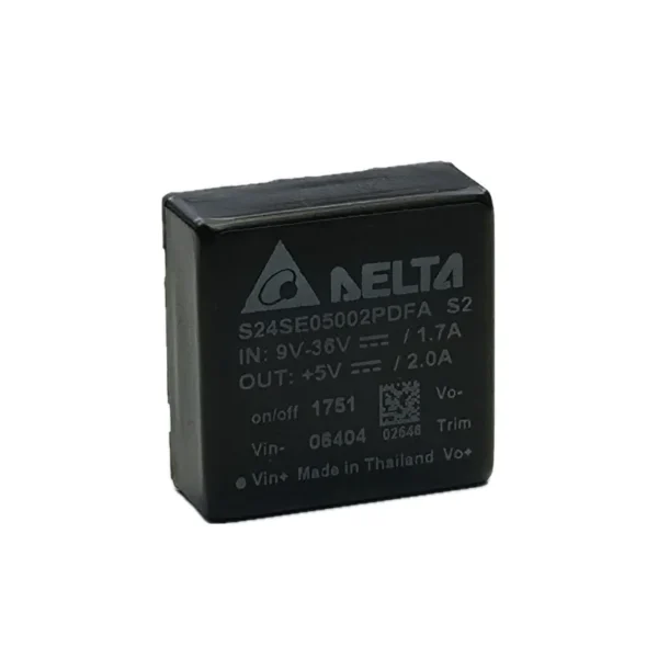تبدیل DC به DC کانورتور ورودی 9 تا 36 ولت 1/7 آمپر خروجی 5 ولت 2 آمپر برند DELTA مدل DC TO DC CONVERTOR S24SE05002PDFA
