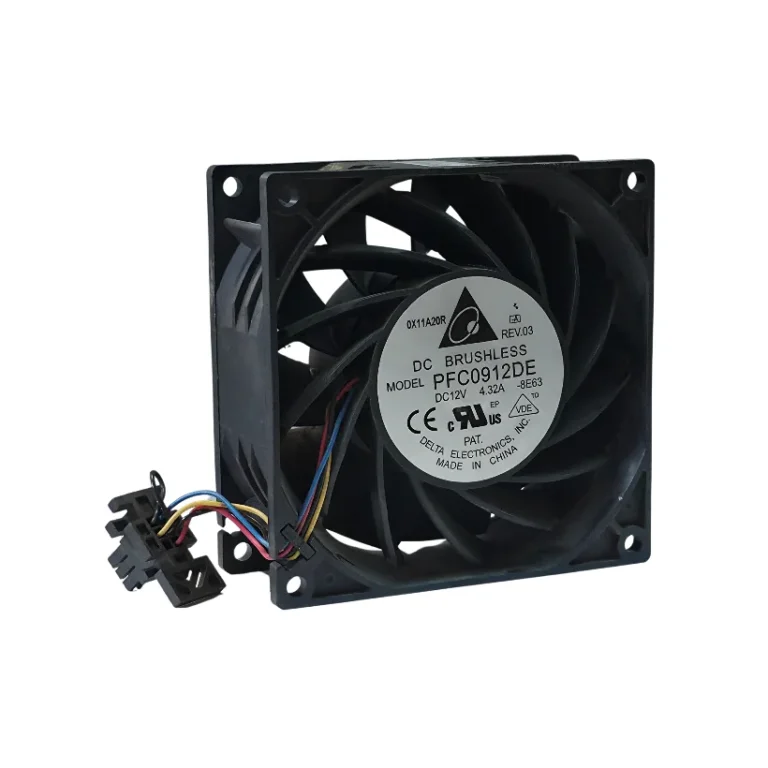 Delta 12V 90×90mm DC Cooling Fan, 4.32A
