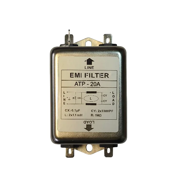 ATP-20A Single-Phase 20A EMI Noise Filter – Made in China
