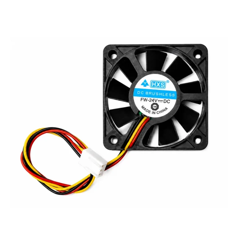 HXS 24V 50×50×10mm Slim Cooling Fan, Sleeve Bearing, 130mA