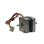 SANYO DENKI NEMA 17 Two-Phase Stepper Motor, Dual Shaft, 0.9° Step Angle, 3 kg·cm Torque, 4-Wire, Model 0117-591-103 – Made in Japan