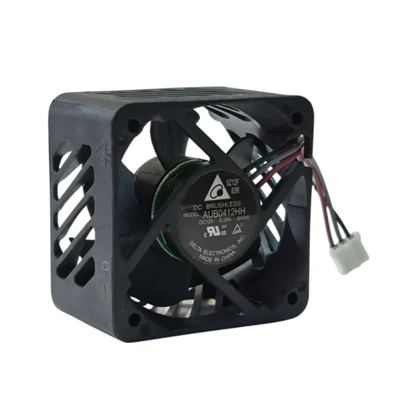 DELTA 12V 40×40×25mm Sleeve Bearing Cooling Fan, 0.2A, 3-Wire, Model AUB0412HH