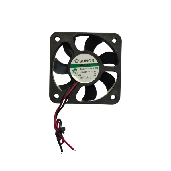 SUNON 5V 50×50×12mm Sleeve Bearing Cooling Fan, 1.6W, 130mA, 2-Wire, Model HA50101V4-D030-C99
