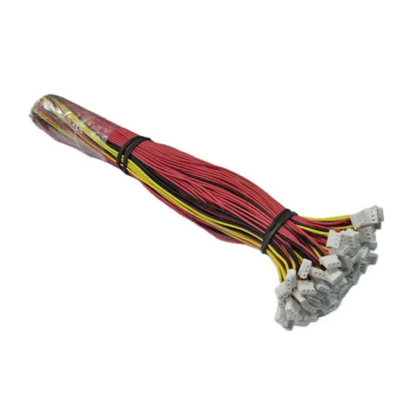 3-Pin Round Pin Connector 100-Pack